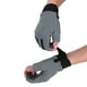thumbnail image 4 of BOODUN Par de guantes de pesca con medio dedo, transpirables, resistentes al sol, protección de manos para kayak al aire libre, senderismo (gris L), 4 of 5