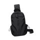 thumbnail image 5 of Bolsa de pecho para hombre, informal, con correa ajustable, ideal para viajes, entrenamiento y gimnasio. Negro, 5 of 9