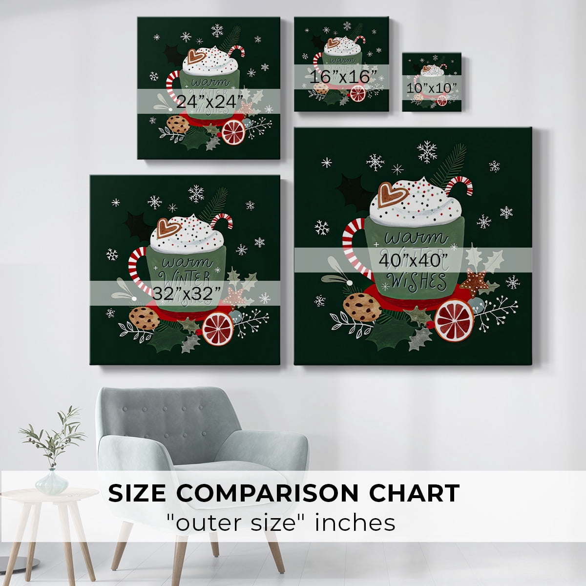 Christmas Comforts II- Gallery Wrapped Canvas