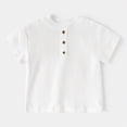 thumbnail image 2 of NIEWTR Boys shirts Tees Kids Tshirt Youth Short Sleeve Summer Crewneck Tops（White,2-3 Years), 2 of 5