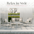 thumbnail image 4 of Elle Decor Mirabelle Outdoor Accent Chair, Gold, 4 of 15