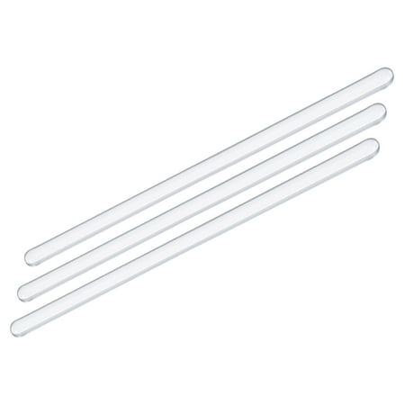 

Uxcell 7.87 length 8mm Dia Borosilicate Glass Stick Stir Rod Mixing Tools for Lab 3 Pack