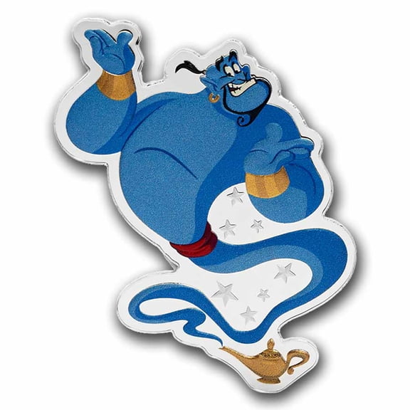 2025 Niue 1 oz Silver $2 Disney's Aladdin: Genie