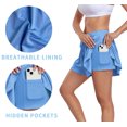 thumbnail image 5 of JuneFish Women's 2 in 1 Flowy Athletic Shorts Running Tennis Skirt Workout Skorts with Pockets, 5 of 8