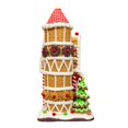 thumbnail image 2 of Kurt Adler 12-Inch Battery Operated LED Gingerbread Barn, 2 of 7