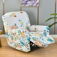 thumbnail image 1 of Nvzi Couch Cover Polyester Sofa Covers Floral Patterned Reclining Chair Cover for Living Room Sofa Easy Fit Washable Furniture Sofa Protector 1 seat (Style 18), 1 of 4