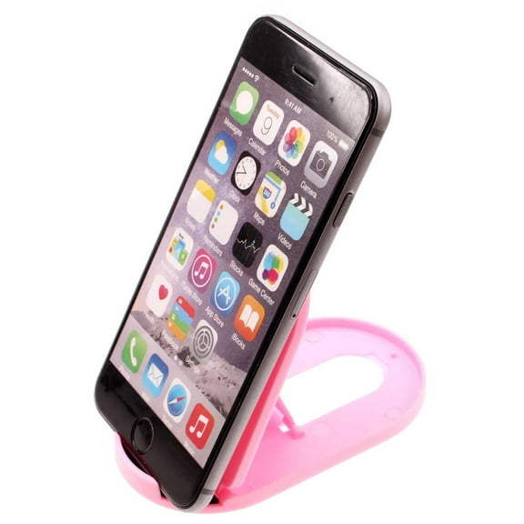 For Moto G Stylus 5G (2023) Fold-up Stand - Pink Holder Travel Desktop Cradle Dock for Motorola Moto G Stylus 5G (2023) Phone