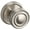 Lifetime Satin Nickel, variant on Baldwin 5066.Pass 5066 Passage Door Knob Set - Chrome