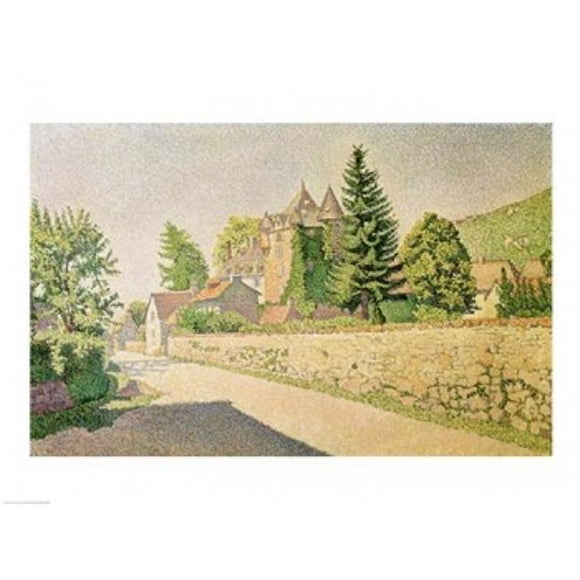 Chateau De Comblat C.1887 Poster Print by Paul Signac - 36 x 24 in. - Large
