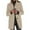 101#Beige, variant on Pea Coats for Women Winter Peacoat Jacket Casual Stand Collar Single Breasted Pea Coat Long Sleeve Jackets Dark Green 2XL
