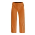 thumbnail image 6 of Girls Lounge Pajama Pants Soft Sleep Bottoms with 2 Pockets Orange, 6 of 6
