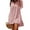 Pink, variant on UVN Summer Swimsuit Coverups for Womens Chiffon Bikini Swimwear Beach Cover-Ups Ladies Loose Pom Pom Shirt Dress