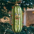 thumbnail image 5 of Iridescent Cucumber Wonderland Hanging Charm Christmas Ornament Acrylic Wall Window Christmas Tree Decoration Car Pendant, 5 of 5