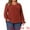 Burgundy, variant on DARING DIVA Women's Plus Tops V Neck Smocked Casual Chiffon Blouse 1X Burgundy