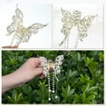 thumbnail image 4 of Unique Bargains 2pcs Hair Clip Classic Butterfly Tassel Hair Clip Elegant Luxurious Cute Hair Accessories for Women, 4 of 6
