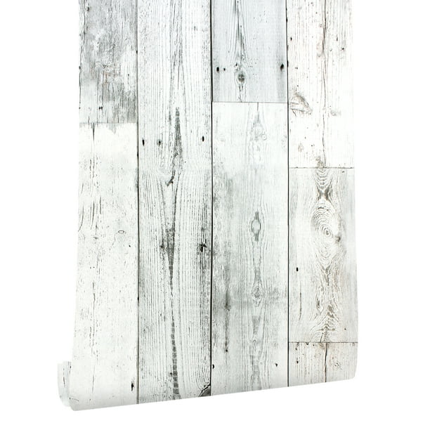 Haokhome L And Stick Wood Plank, White Wooden Plank Wallpaper