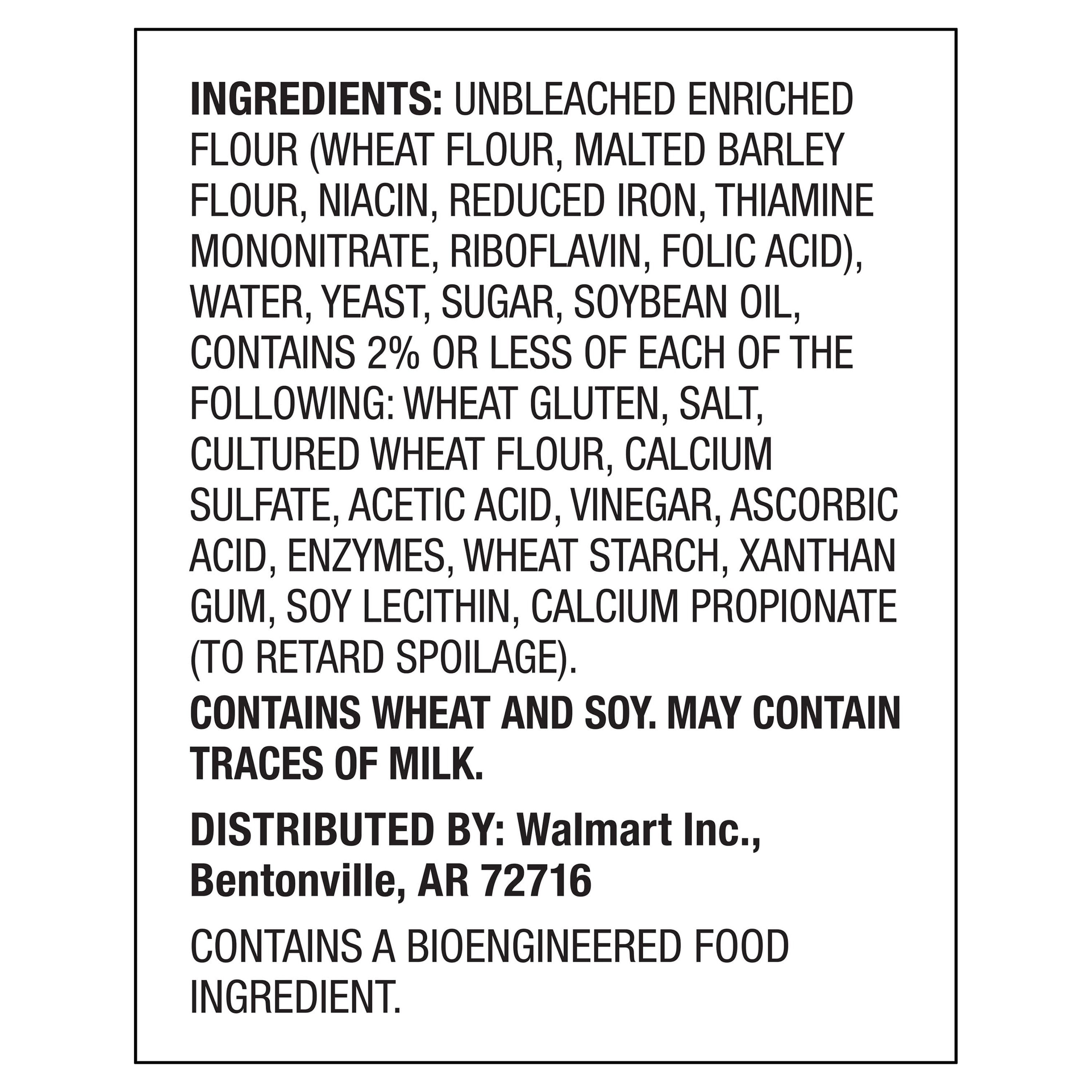 Great Value Sourdough Bread, 24 oz