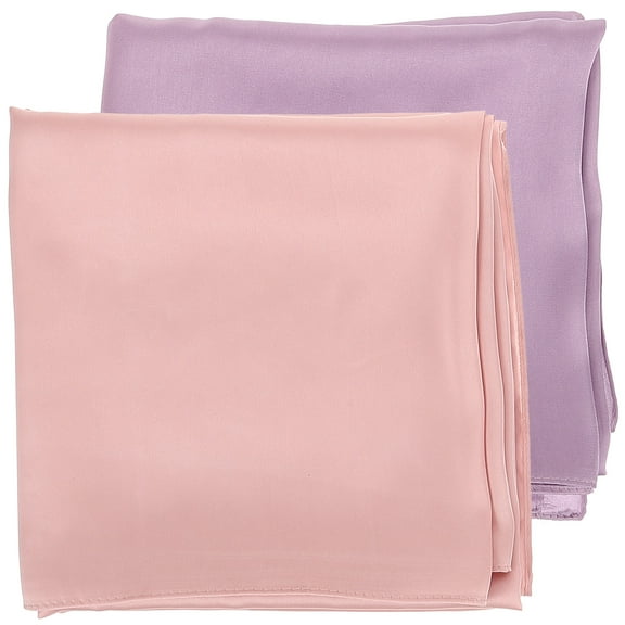 FENGGUIQU 2Pcs Womens Satin Hair Scarves Assorted Colors Elegant Fashion Accessory
