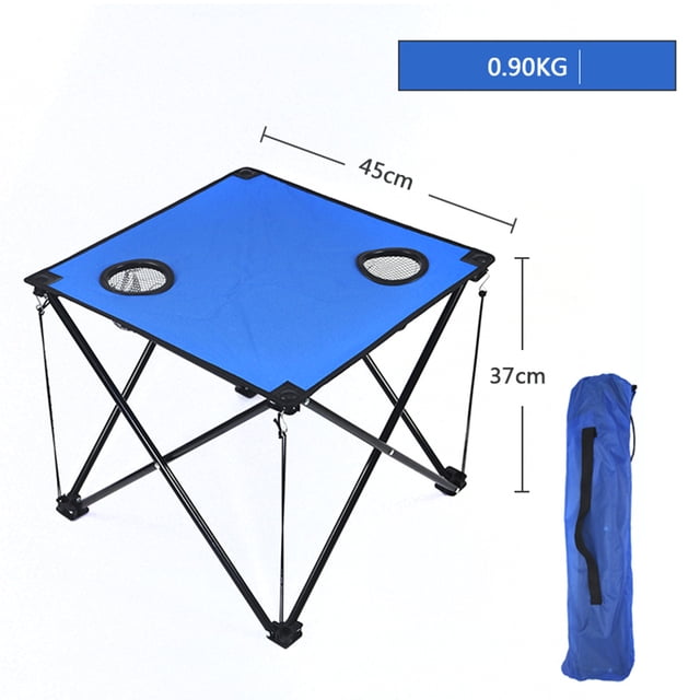 WEAVILUX De Picnic Plegable Azul Con Soporte Metálico Y Tela Oxford Para Exteriores