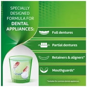 Polident Rapid Clean Dental Cleanser Tablets, 102 Count (Pack of 2)
