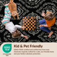 thumbnail image 4 of Design&I 5'x7' Ultra Soft Area Rug, Insect Damask With Baroque Medallion Centerpiece Gothic Skull And Playful None Fluffy Washable Non Shedding for Bedroom Living Room Home Office, 4 of 7
