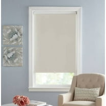 Lumi Home Blackout Roller Window Shade with Slow Release System Gray 34 Inch Wide X 72 inch Length