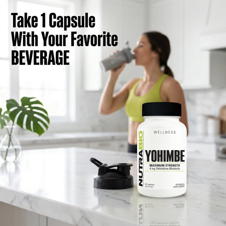 can i take yohimbine with l carnitine NutraBio Yohimbe Supplement, 4mg Yohimbine, 90 Veggie Capsules, Yohimbe  Bark Extract
