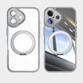 thumbnail image 4 of ELEHOLD Case for iPhone 16, Shockproof Anti-Scratch Full Camera Protector Case with 360° Ring Holder Stand,Gray, 4 of 11