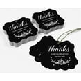 thumbnail image 5 of Inkdotpot Pack Of 100 Thanks For Celebrating With Me Birthday Paper Tags DIY Craft Bracket Shape Real Silver Foil Hang Tags, 5 of 7