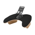 thumbnail image 1 of Reposabrazos de manicura para uñas acrílicas, con soporte para teléfono, resistente y práctico. Negro, 1 of 7