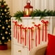 thumbnail image 5 of Lazo Rojo Colgante con Cascabeles | Decoración Navideña para Mesa de Comedor | Adorno de Tela y Hierro de 19 X 6 Cm | Decoración Festiva para Fiestas, Hogar, Bodas y Cumpleaños | Un Detalle Versátil, 5 of 6