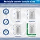 thumbnail image 4 of Juego de cortinas de baño CLOROX, 183 x 198 cm, impermeables, PEVA, 4 of 8