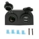 thumbnail image 1 of 4,2A Enchufe de Dual USb 12v Enchufe Dual Usb Cargador Socket + Cables Negro Partes de Coche Moto Automóvil Macarena Enchufe del enchufe de 12V, 1 of 8