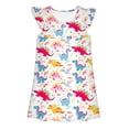 thumbnail image 7 of Girls Back to School Dress Flutter Sleeve Printed Casual Daily Dress for Kids 3 10Y, 7 of 7
