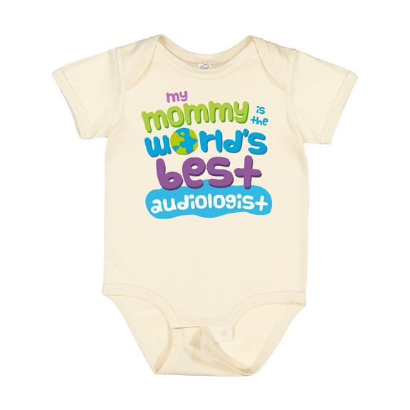Inktastic Audiologist Mom Quote Childs Boys or Girls Baby Bodysuit