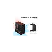 DIYPC IDX5BKARGB ATX Gaming Case