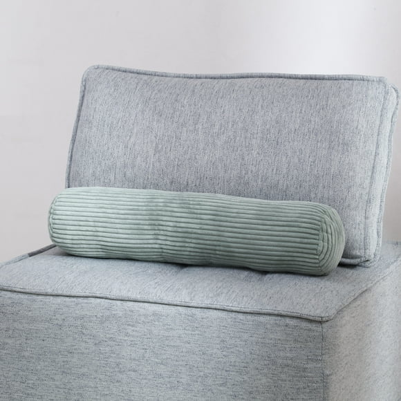 CHARRYARN by TexStead Almohada para Abrazar Almohada Cilíndrica de Pana Almohada de Cama Cilíndrica - Almohada Larga Multifuncional - Apta para yoga, Soporte Lumbar y Del Cuello Almohada Enrollable -