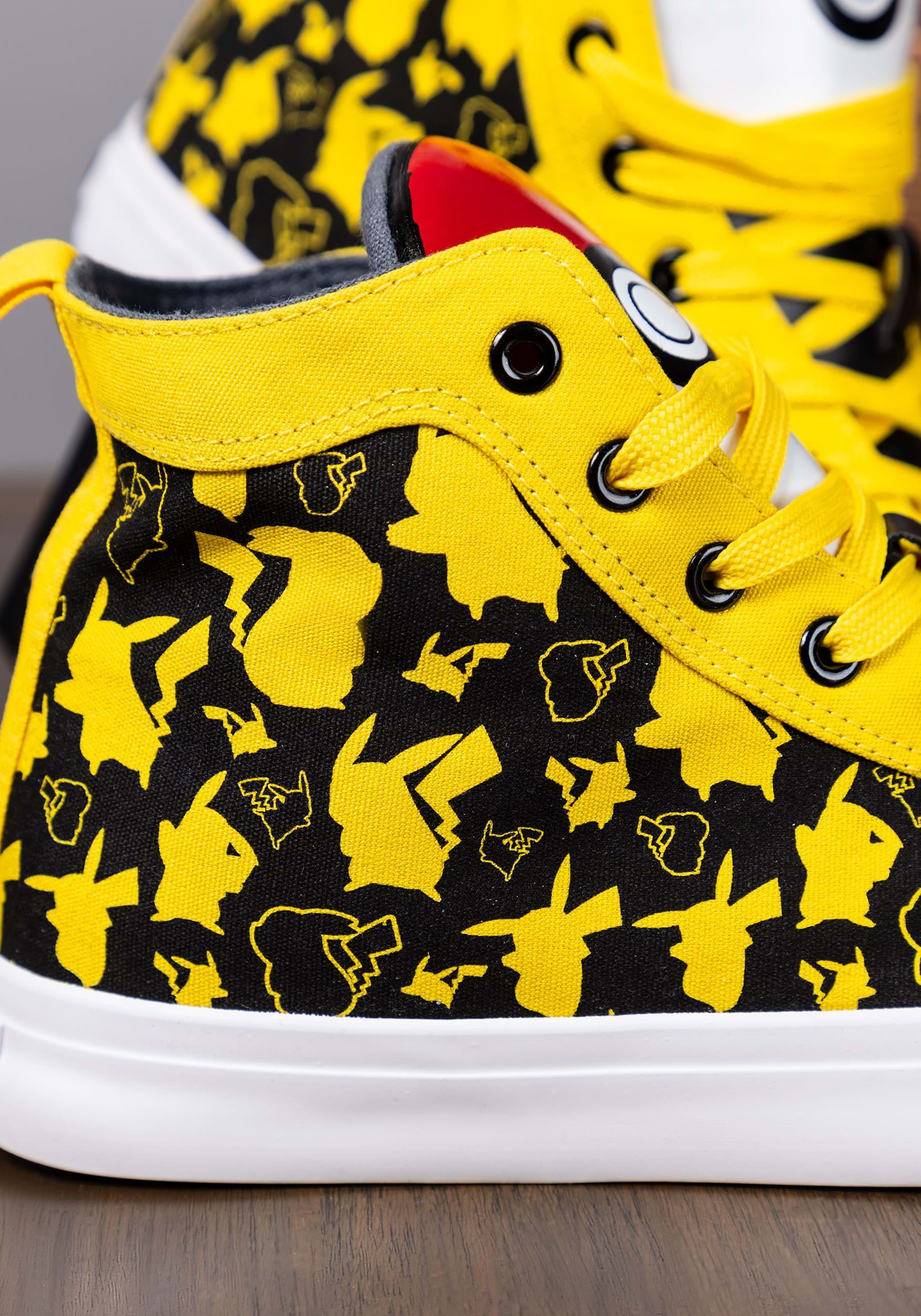 Converse Sneakers - Pokemon Pikachu High Top Adult Shoes - Walmart.com