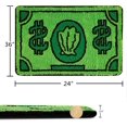 thumbnail image 3 of RoomTalks Cute Money Rug 2x3 Cartoon Funny Cool Small Throw Rugs for Girls, 3 of 9