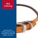 thumbnail image 5 of Collar para perro Coastal Circle T, piel curtida, color roble, 1,6 x 41 cm, 5 of 7