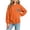 Orange_B, variant on Rrxhxhs Girls Sweatshirt Leopard Bow Print Crew Neck Long Sleeve Loose Casual Pullover Top
