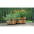 thumbnail image 2 of Avera Home Goods 199363 15 x 8 in. Oval Wood Planter, 2 of 2