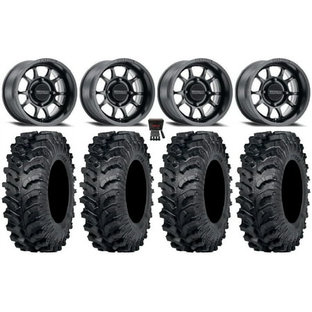 Method 409 15 Wheels Black (4+3) 32 MT911 Tires Can-Am Maverick X3 / Honda Pioneer 1000 / Talon