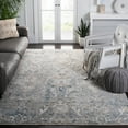 thumbnail image 2 of SAFAVIEH Dream Emerson Floral Polyester Area Rug, Grey/Gold, 5' x 8', 2 of 8