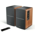 thumbnail image 2 of Restored Edifier R1280DBs Active Bluetooth Bookshelf Speakers - Wood (Refurbished), 2 of 8