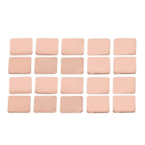 Heat Sink Shim,20Pcs Heat Sink Shim Copper Heat Sink Shim Copper Shim Rugged and Tough
