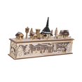 thumbnail image 1 of de Navidad de Escritorio de Madera, Decoración de Paisaje, Juego de Construcción para Mesa Temática Coleccionable, Decorac Estilo B SM SunniMix Casa de miniaturas, 1 of 8