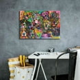 thumbnail image 4 of Epic Graffiti 'Best Friends' by Dean Russo, Canvas Wall Art, 26"x18", 4 of 8