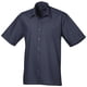thumbnail image 1 of Premier - Camisa lisa de manga corta de caballero/hombre Diseño formal Tejido papelina (Azul marino), 1 of 1