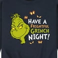 thumbnail image 3 of The Grinch  - Have A Frightful Grinch Night - Men's Crew Neck Fleece Pullover, 3 of 5